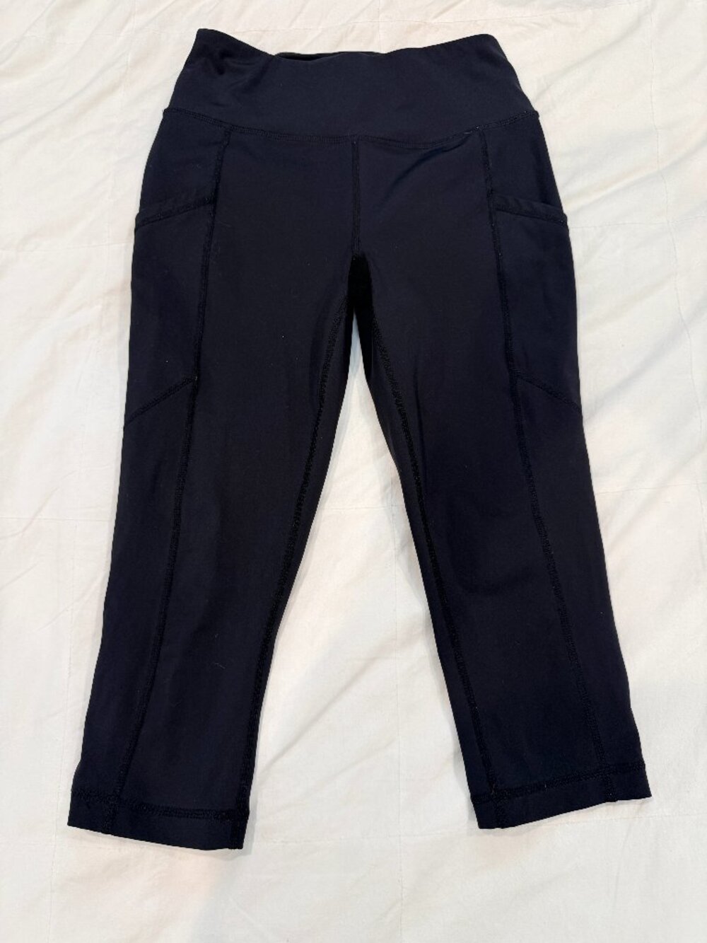Fashion Nova Sport Black High Waisted Yoga Pants Leggings Size S